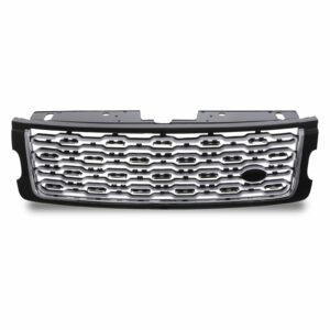 Black & Silver SVA Look Front Grille To Fit Range Rover Vogue L405 18-21