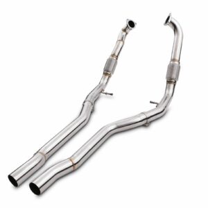 2.5" Resonator Delete Pipes - Audi S4 / S5 B9 Quattro 3.0 V6 TFSI 15-19