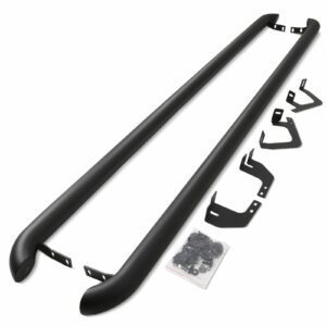 Ford Transit Custom LWB 2013+ Matte Black 2.4 Inch Side Bars