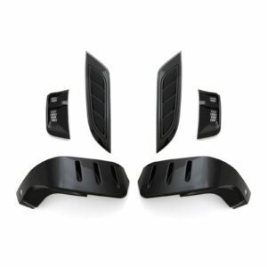 Predator 4x4 Gloss Black Front Trim Kit Kit To Fit Land Rover Defender L663 2020+