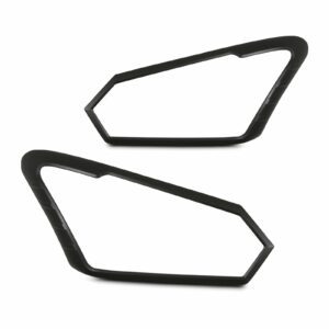 Isuzu D Max 2016+ Black Headlight Cover With D Max Logo