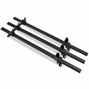 Volkswagen VW Transporter T5 T6 2003+ Black 3 Bar Van Roof Rack