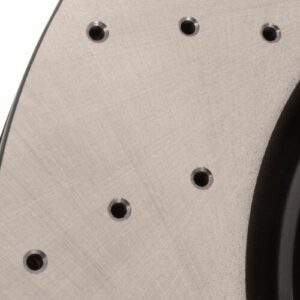 Front Drilled Grooved 320mm Brake Discs For Mitsubishi Evo 5 6 7 8 9 V - Ix 98-07