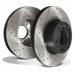 Front Drilled Vented 312mm Brake Discs - BMW X1 E84 2 Series F22 220I 225I 09+