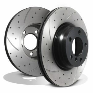 Front Drilled Grooved 330mm Brake Discs - BMW 3 Series F30 325D 328I 330D 11-19