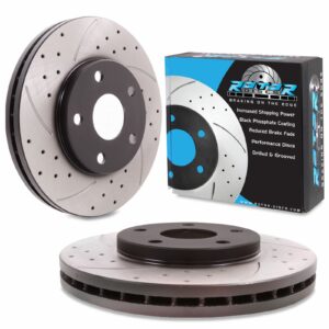 Front Drilled Grooved Vented 275mm Brake Discs - Toyota MR2 MK2 Sw20 2.0 89-00