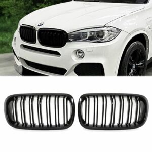 Gloss Black Front Kidney Grilles - BMW X5 F15 14-18
