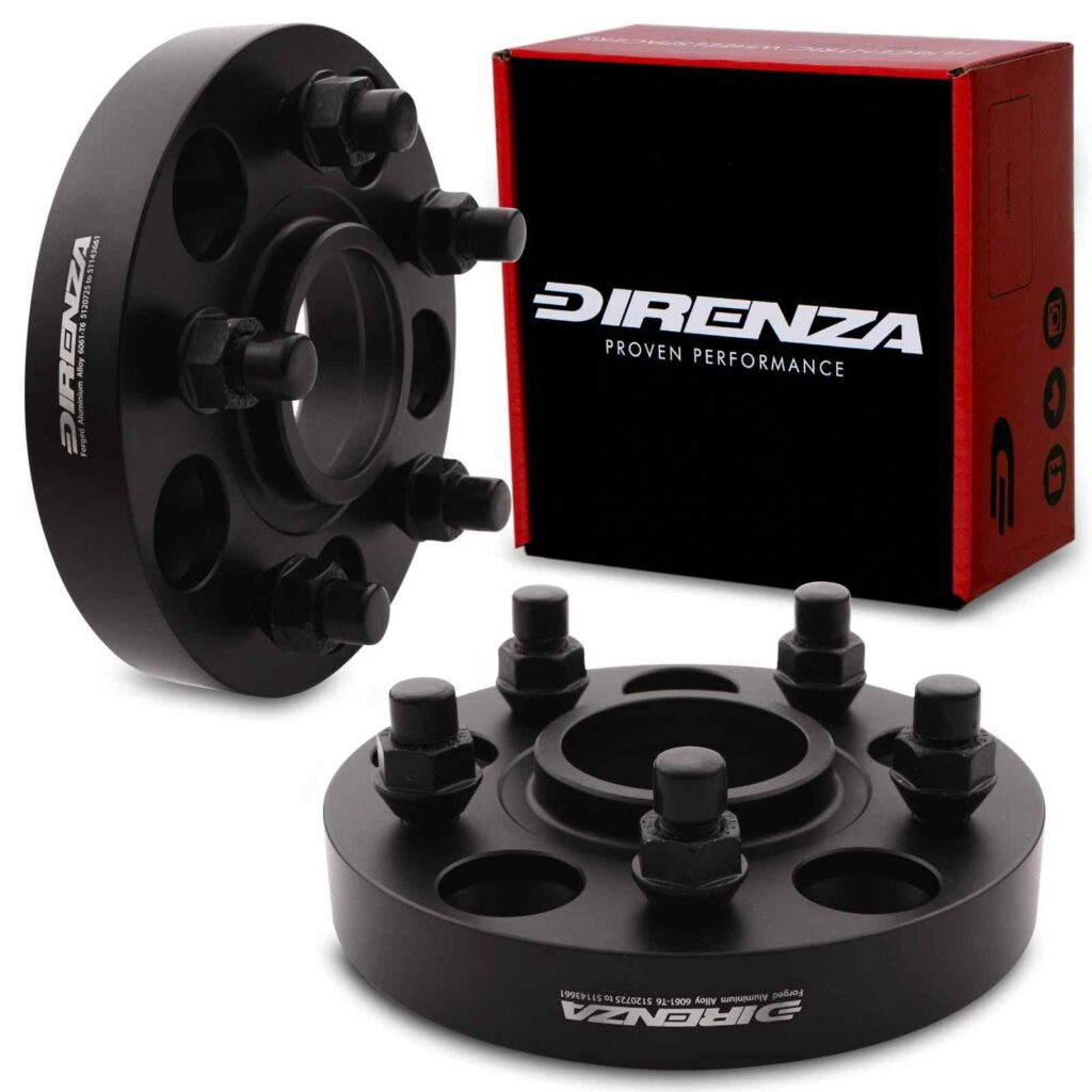 Direnza 25mm Wheel Spacers - Pair - BMW to Nissan | 5×120-5×114.3