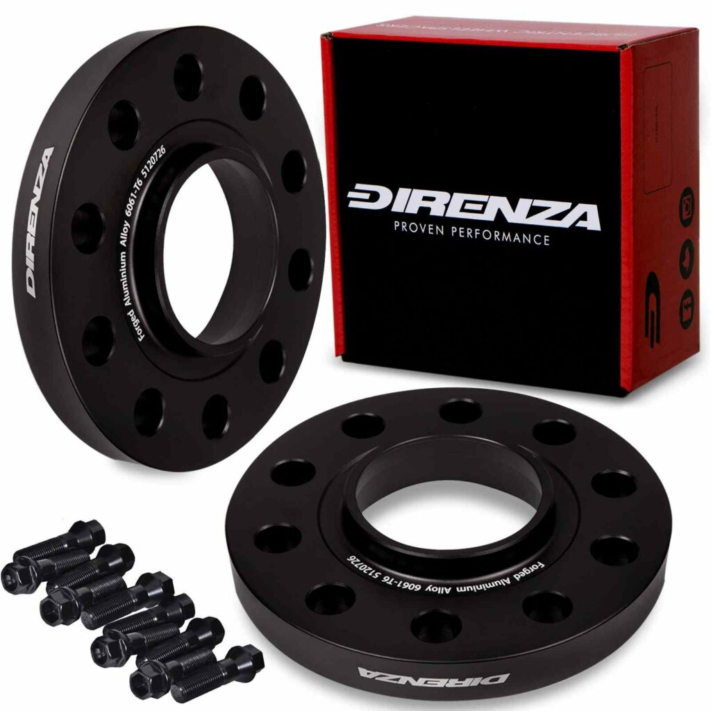 Direnza 20mm Wheel Spacers - Pair - BMW 5 Series F10 F11 F07 11-16 | 5×120 M14×1.25 72.6mm
