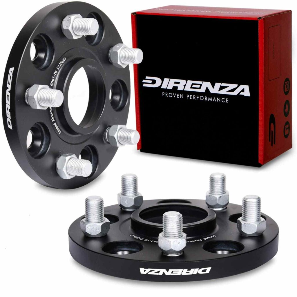 Direnza 15mm Wheel Spacers - Pair - Honda Civic Type R FK2 15-17 | 5×120 M14×1.5 64.1mm