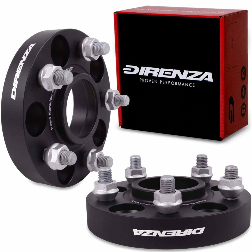 Direnza 25mm Wheel Spacers - Pair - Mitsubishi GT3000 / Galant / Lancer EVO | 5×114.3 M12×1.5 67.1mm