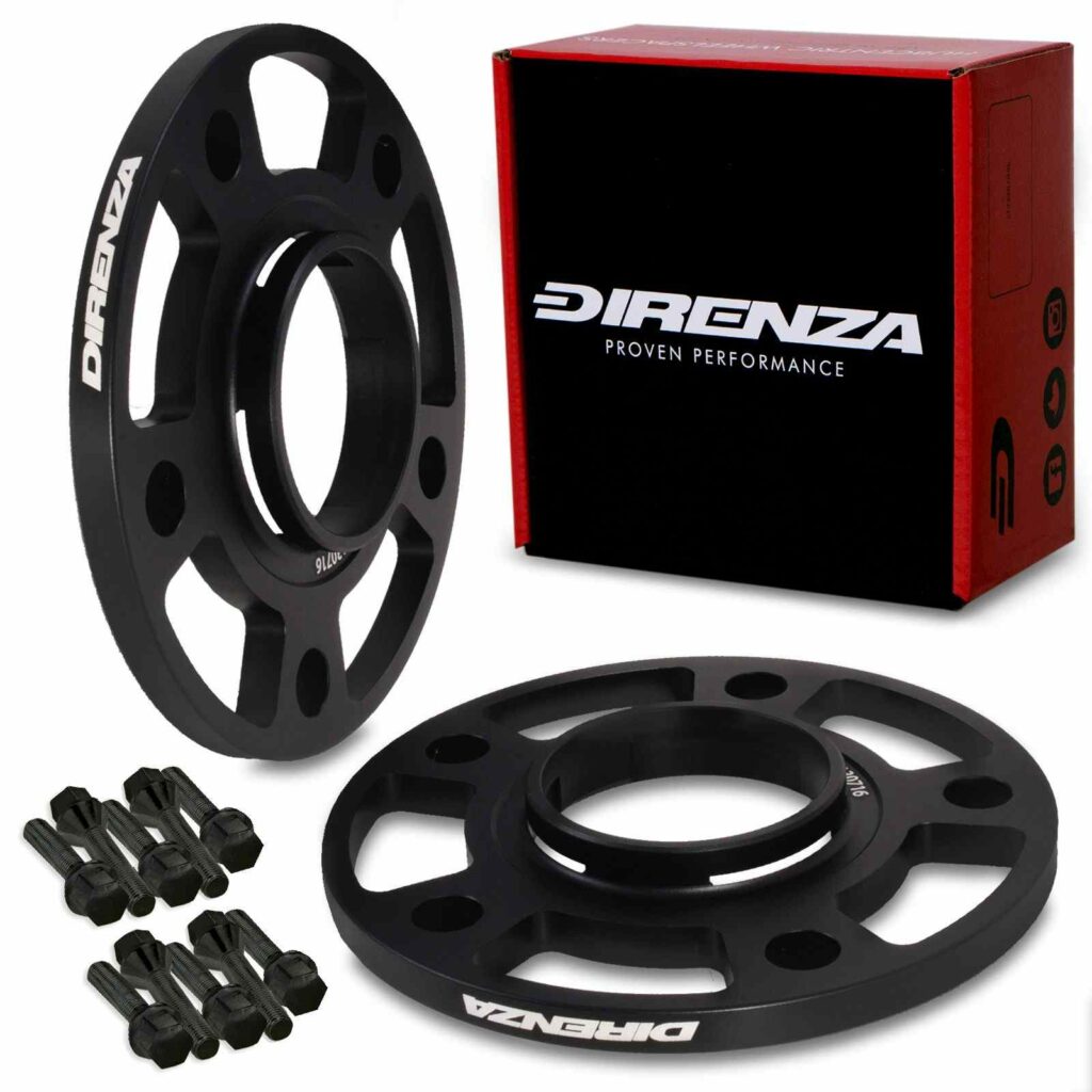 Direnza 10mm Wheel Spacers - Pair - Porsche 911 / Boxster /Cayman / Cayenne | Audi Q7 | 5×130 M14x1.5 71.6mm