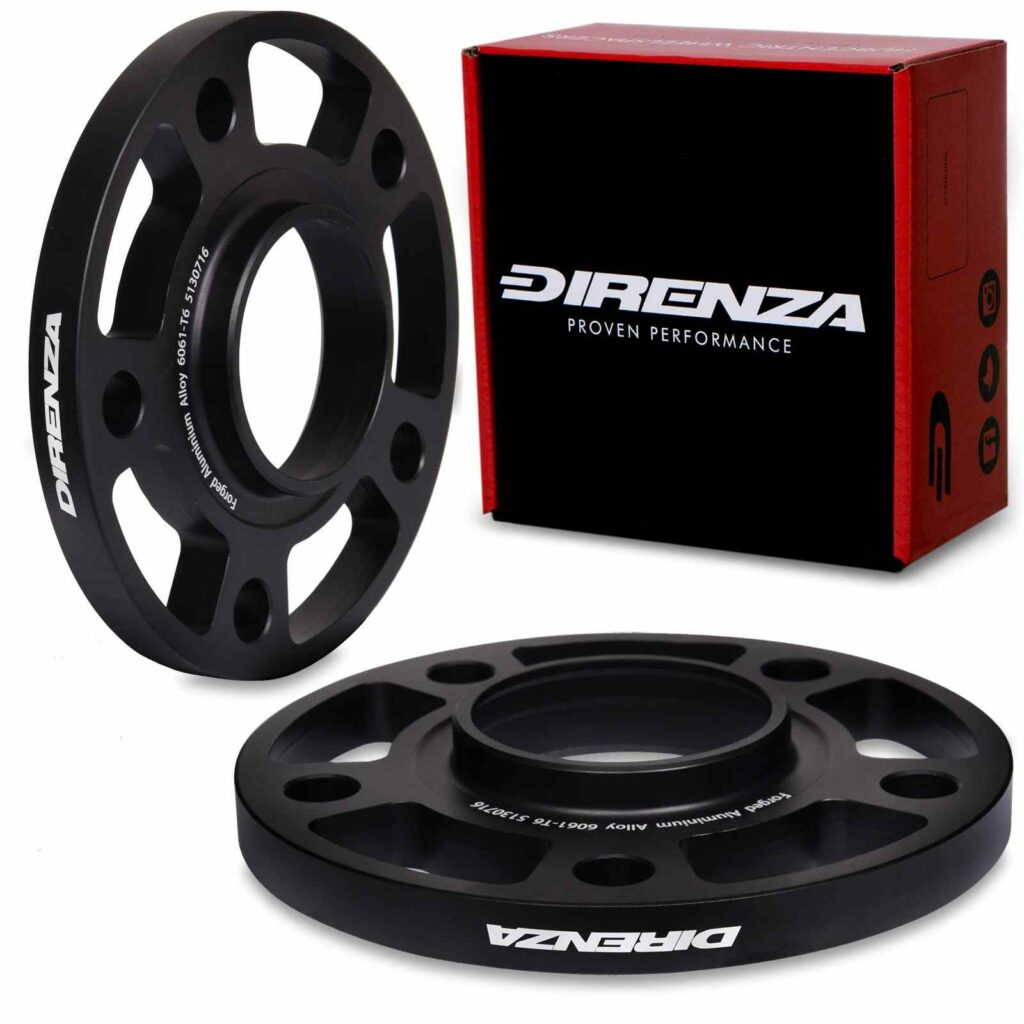 Direnza 15mm Wheel Spacers - Pair - Porsche 911 / Boxster /Cayman / Cayenne | Audi Q7 | 5×130 M14×1.5 71.6mm