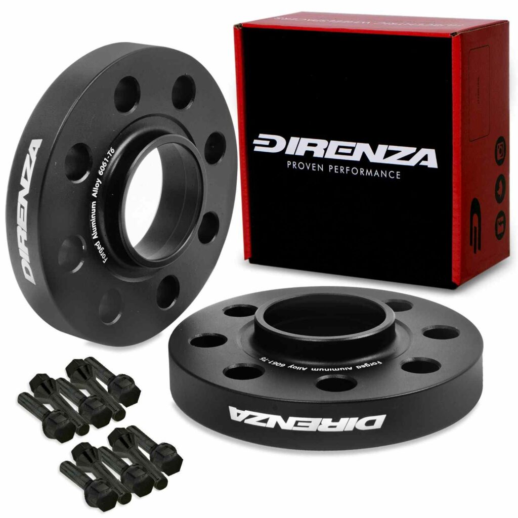 Direnza 20mm Wheel Spacers - Pair - Renault Clio / Mégane | Nissan Micra K12 K13 | 4×100 M12×1.5 60.1mm