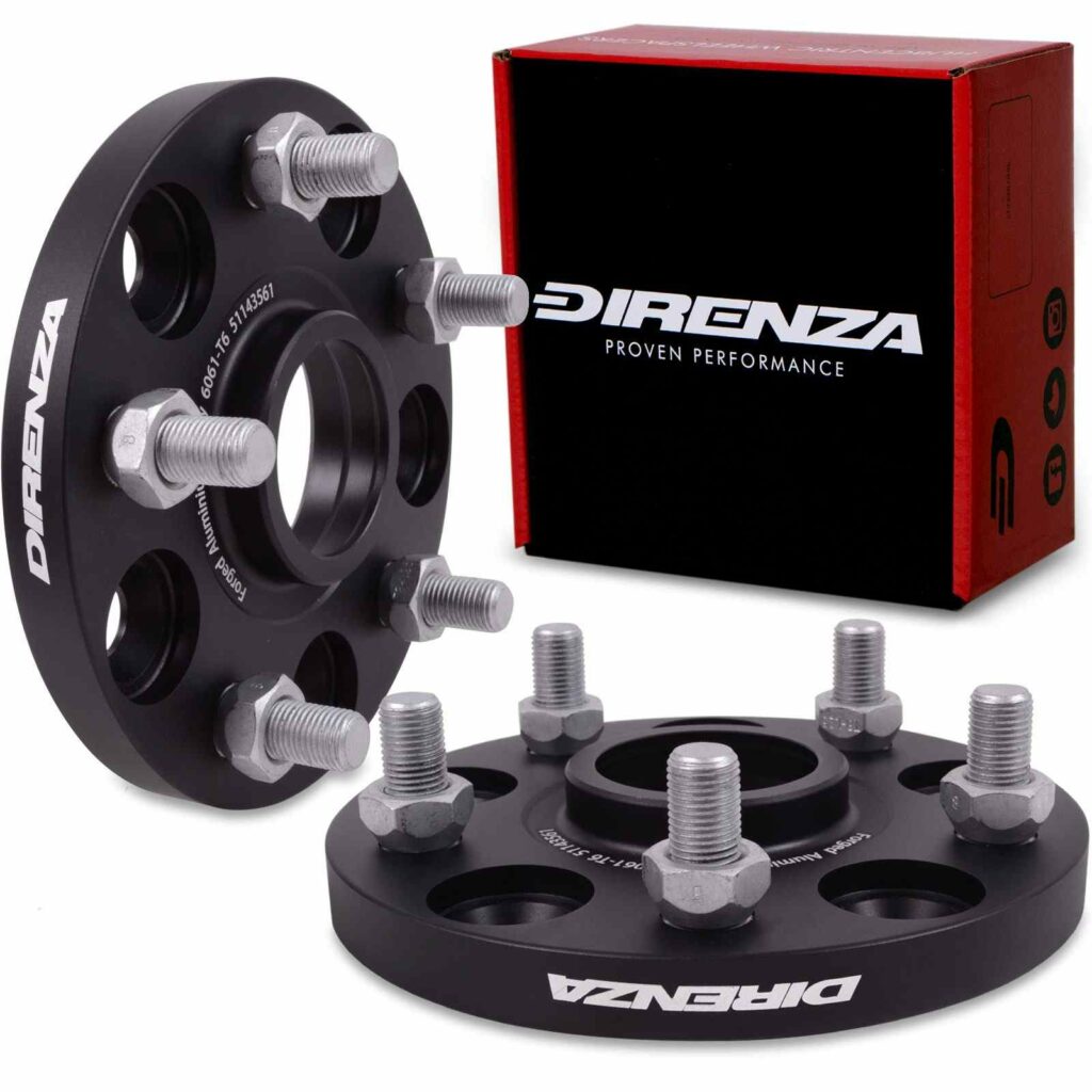 Direnza 15mm Wheel Spacers - Pair - Subaru Impreza Classic / Bugeye / Blobeye / Hawkeye / Skarkeye STI | 5×114.3 M12×1.25 56.1mm