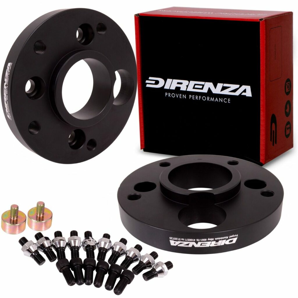 Direnza 25mm Wheel Spacers - Pair - BMW to BMW 25mm Wheel Spacer PCD Adapters | 4×100-5×120