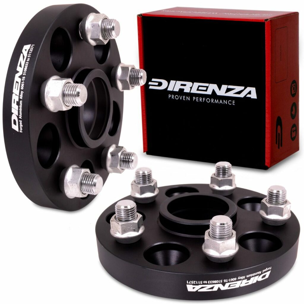 Direnza 25mm Wheel Spacers - Pair - Ford to VW | 5×108-5×112