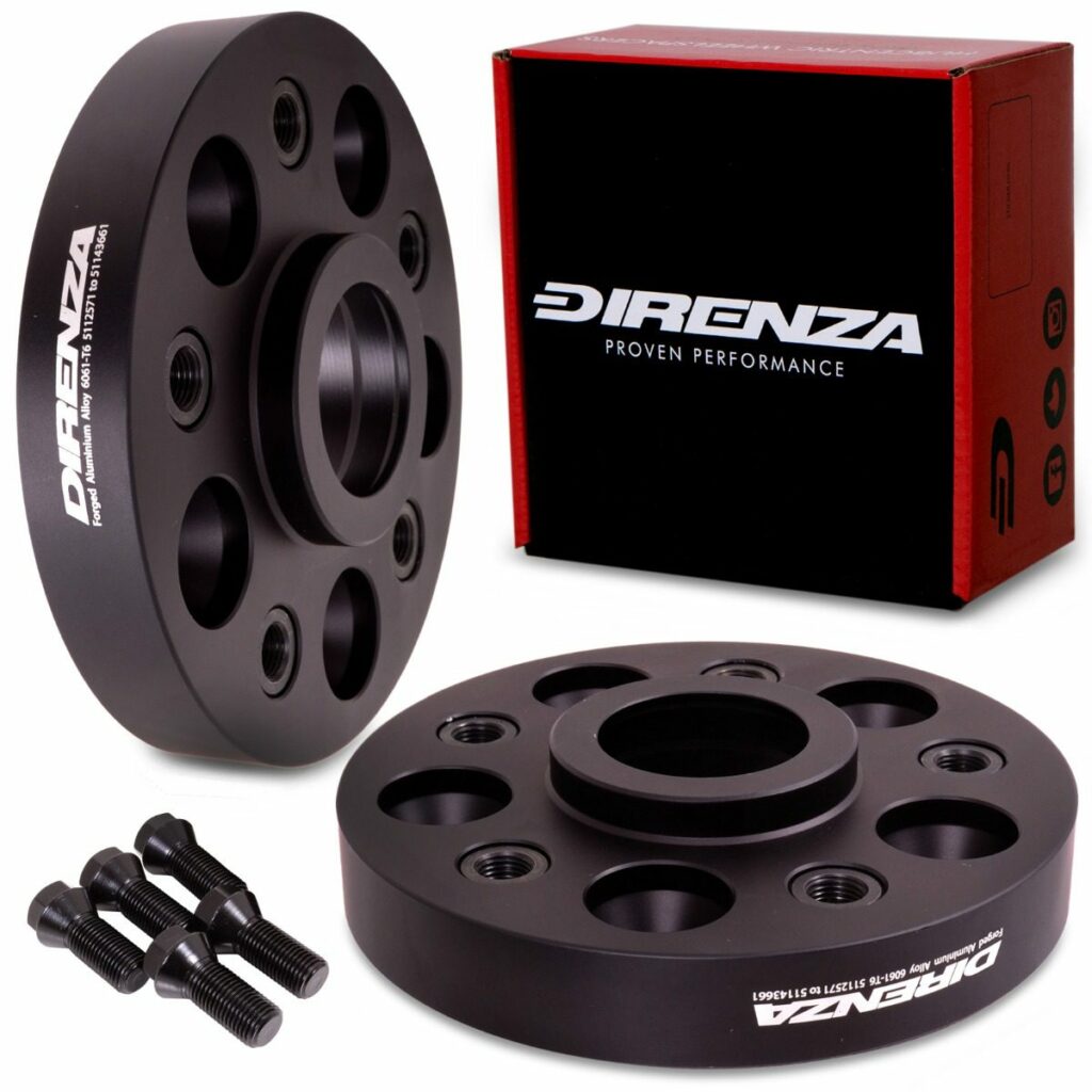Direnza 25mm Wheel Spacers - Pair - VW to Nissan | 5×112-5×114.3