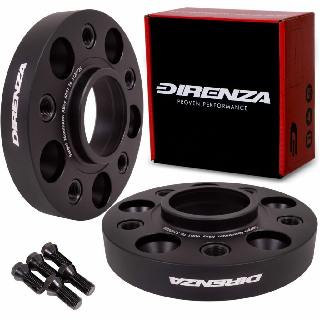 Direnza 25mm Wheel Spacers - Pair - BMW i3 / 5 / 7 Series F10 FO1 FO2 | 5×120 M14×1.25 72.6mm