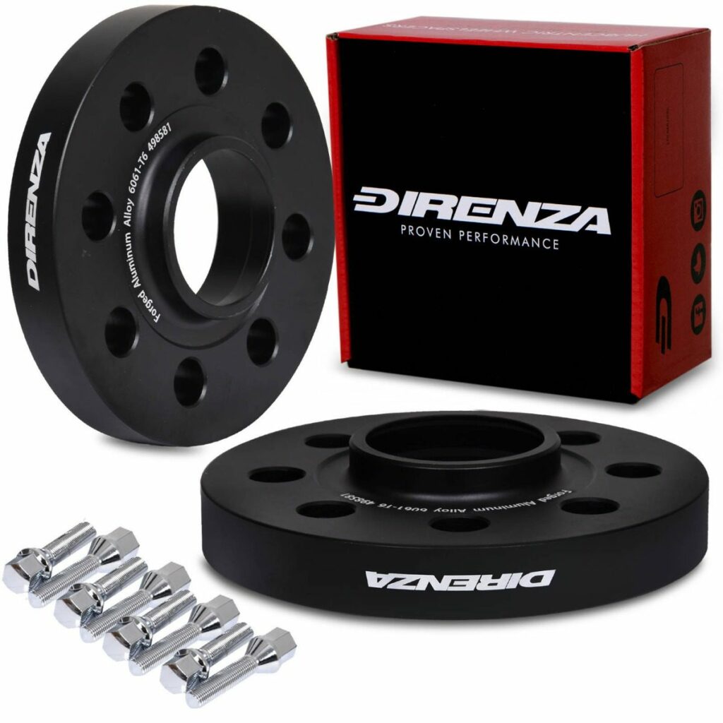 Direnza 20mm Wheel Spacers - Pair - Fiat Panda / Punto / 500 | 4×98 M12×1.25 58.1mm