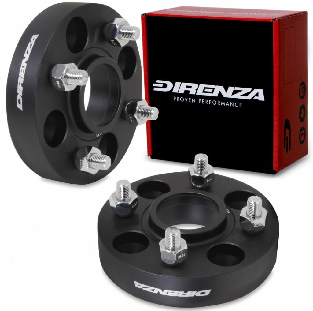 Direnza 30mm Wheel Spacers - Pair - Ford Fiesta MK7 All Models | 4×108 M12×1.5 63.4mm