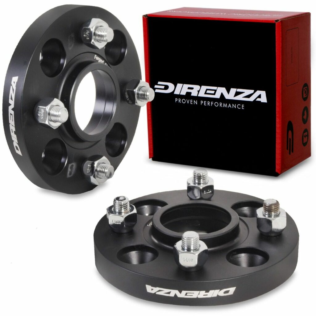 Direnza 20mm Wheel Spacers - Pair - Ford Fiesta MK7 All Models | 4×108 M12×1.5 63.4mm