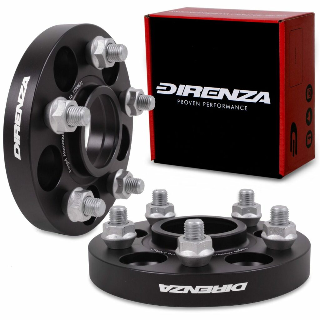 Direnza 20mm Wheel Spacers - Pair - Ford Mondeo MK3 MK4 MK5 2000+ | 5×108 M12×1.5 63.3mm