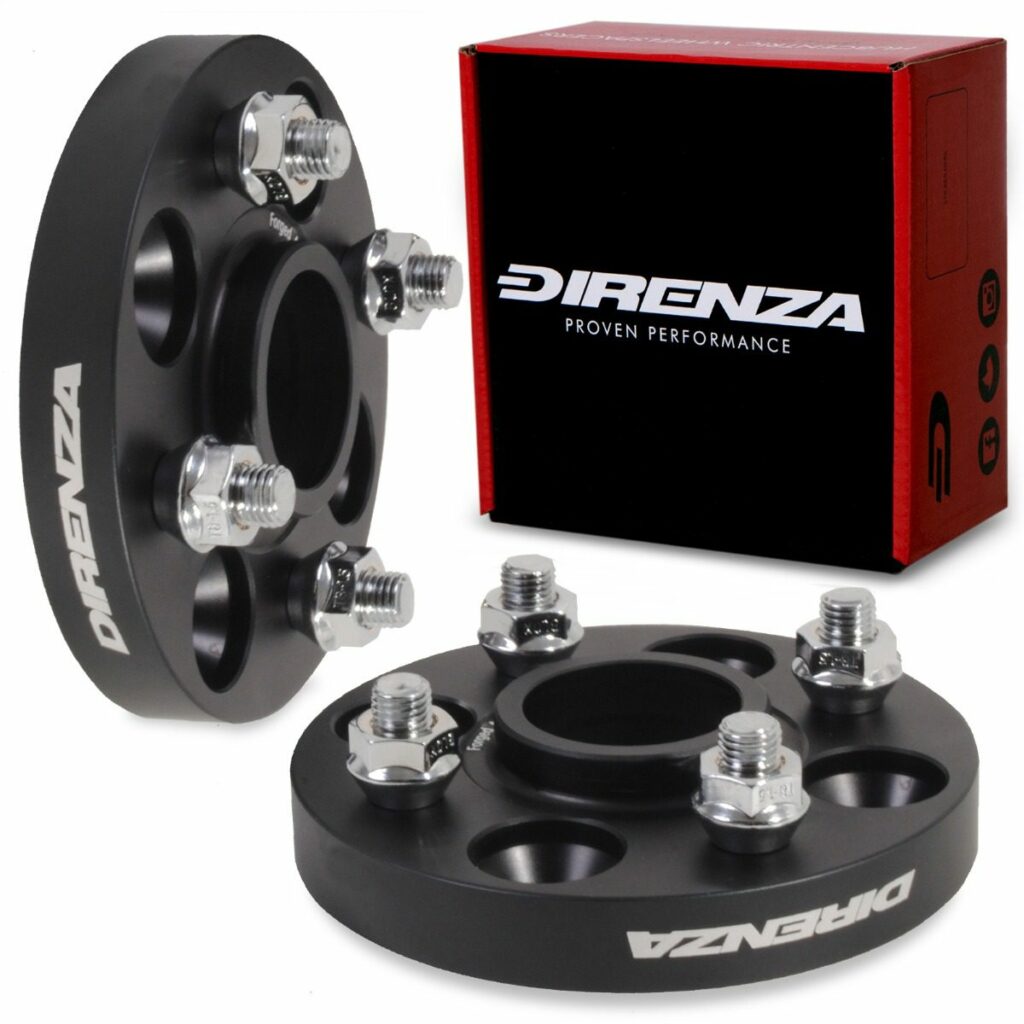 Direnza 20mm Wheel Spacers - Pair - Honda Civic 3rd Gen-8th Gen 83-06 | 4×100 M12×1.5 56.1mm