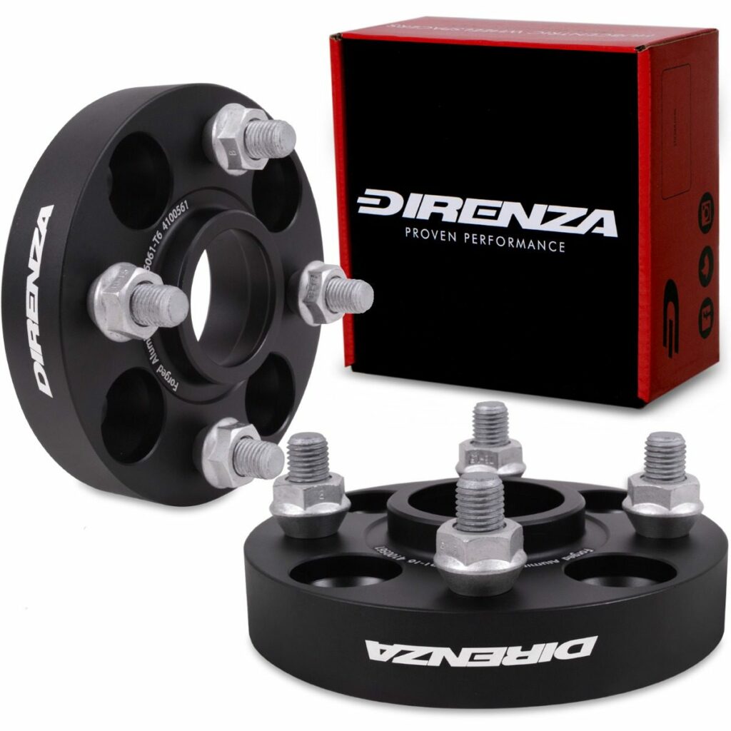 Direnza 25mm Wheel Spacers - Pair - Honda Civic 3rd Gen-8th Gen 83-06 | 4×100 M12×1.5 56.1mm