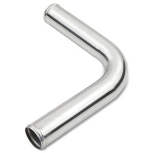 Polished Universal 2.5" Intercooler 90° Single Pipe