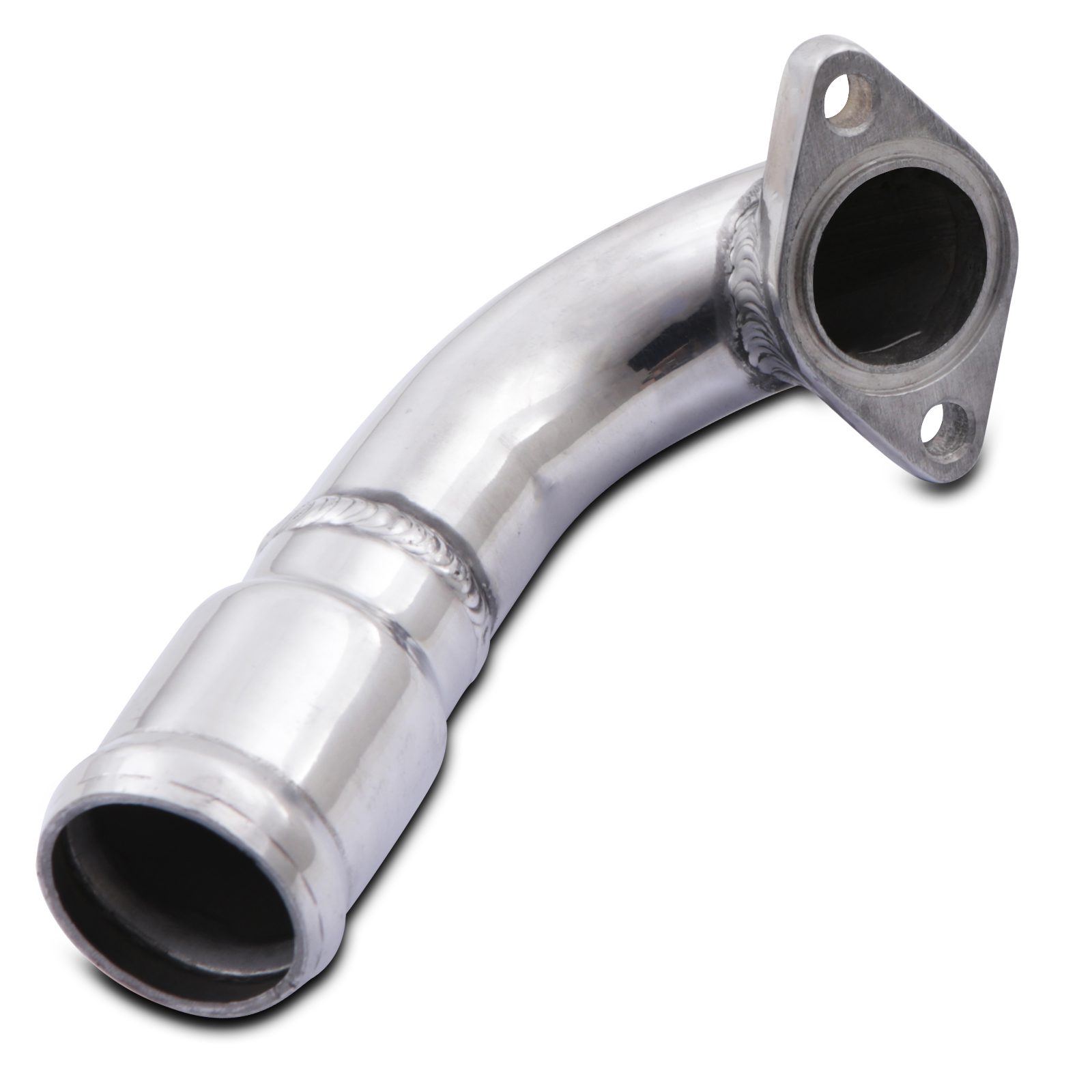 Aluminium Turbo Muffler Delete - Ford Fiesta MK7 MK8 1.0 Ecoboost Zetec S 13+