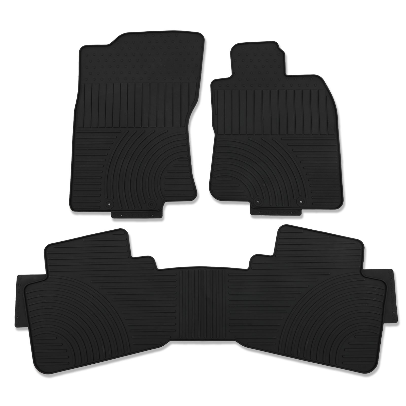 Nissan X-Trail T32 14-21 Black Rubber Car Mats
