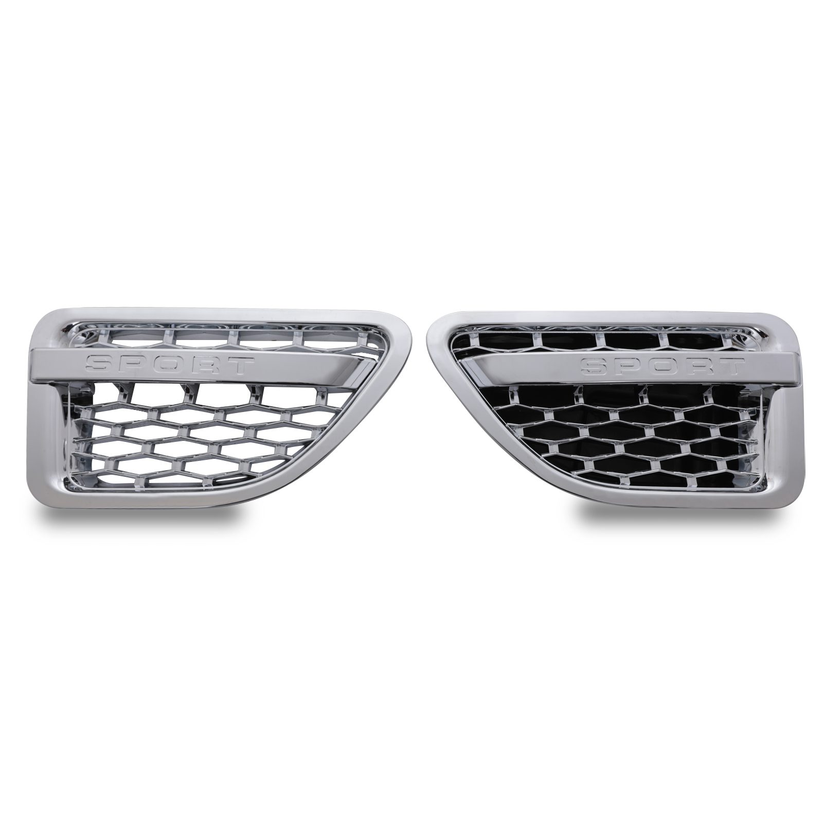 Predator 4x4 Chrome Side Air Intake Vents To Fit Range Rover Sport LS L320 05-09