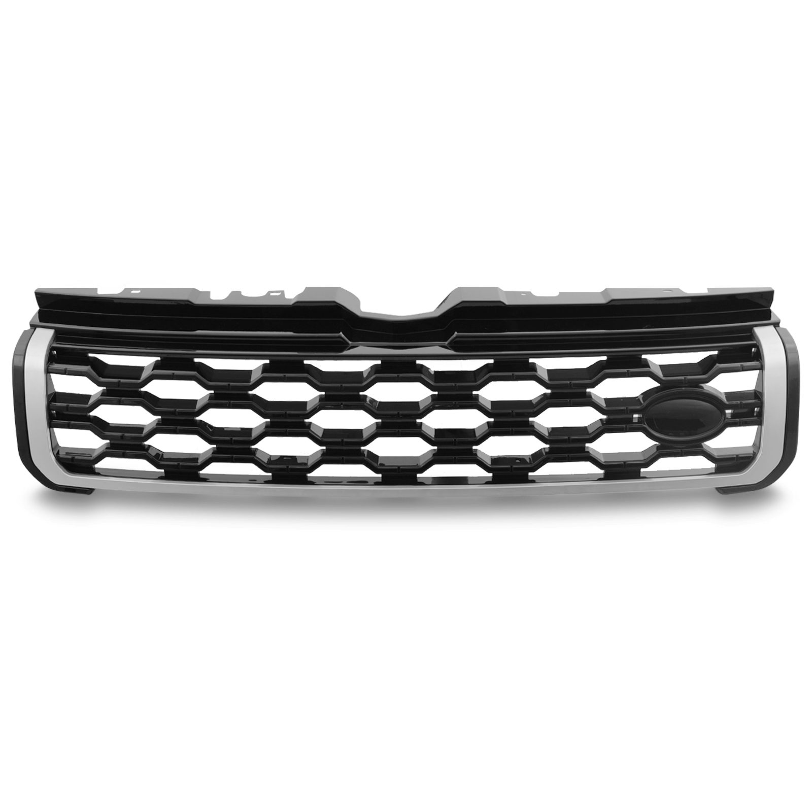 Front Black & Silver Hex Style To Fit Land Rover Range Rover Evoque 10-17