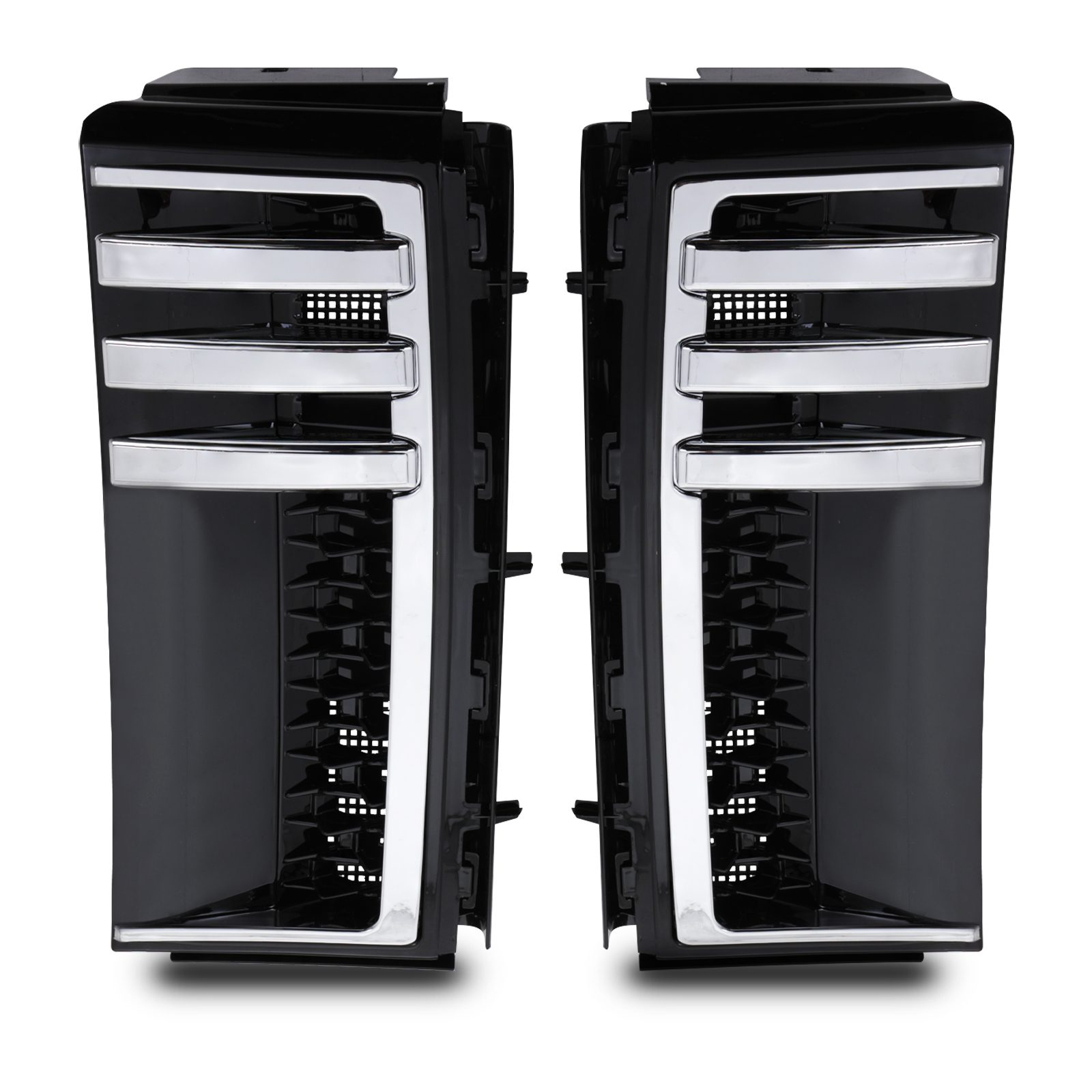Predator 4x4 Black Side Air Vent Pair To Fit Range Rover L322 05-12