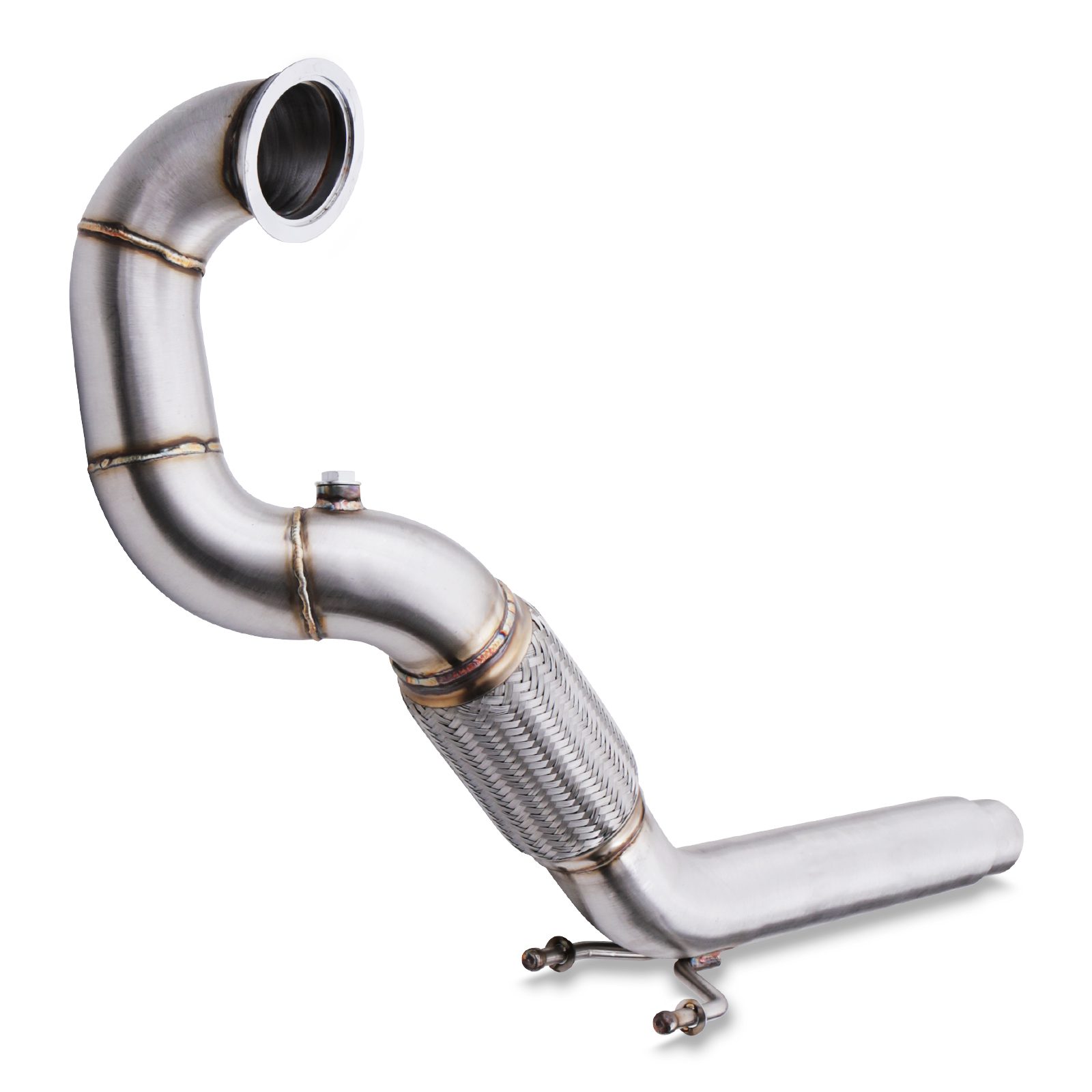 3" Exhaust Decat Downpipe Volkswagen Golf MK7 GTI Seat Leon Cupra Audi A3 1.8 2.0 TFSI 13+