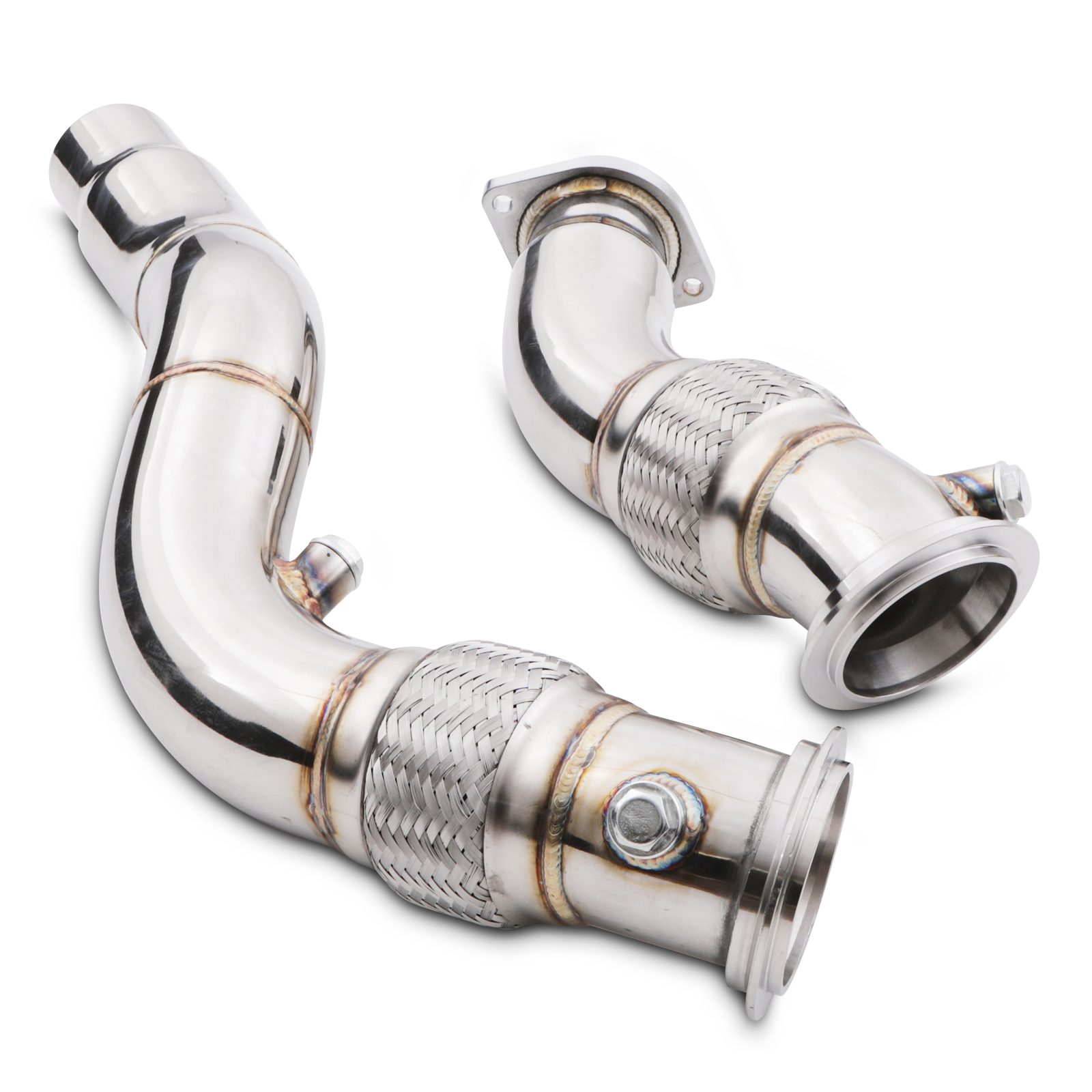 3" Exhaust Decat Downpipes BMW 2 Series F87 M2 Competition CS 14 21