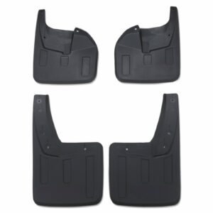 Toyota Hilux Revo MK8 15-21 TRD Style Black Mud Guard Flaps