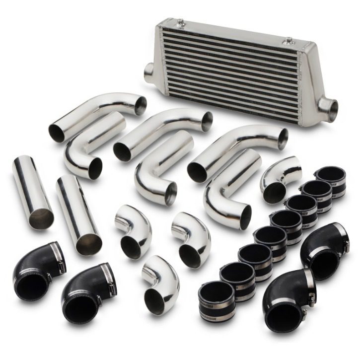 2.5" Universal Front Mount Intercooler Kit - 450mm x 225mm x 65mm 63mm Inlet / Outlet