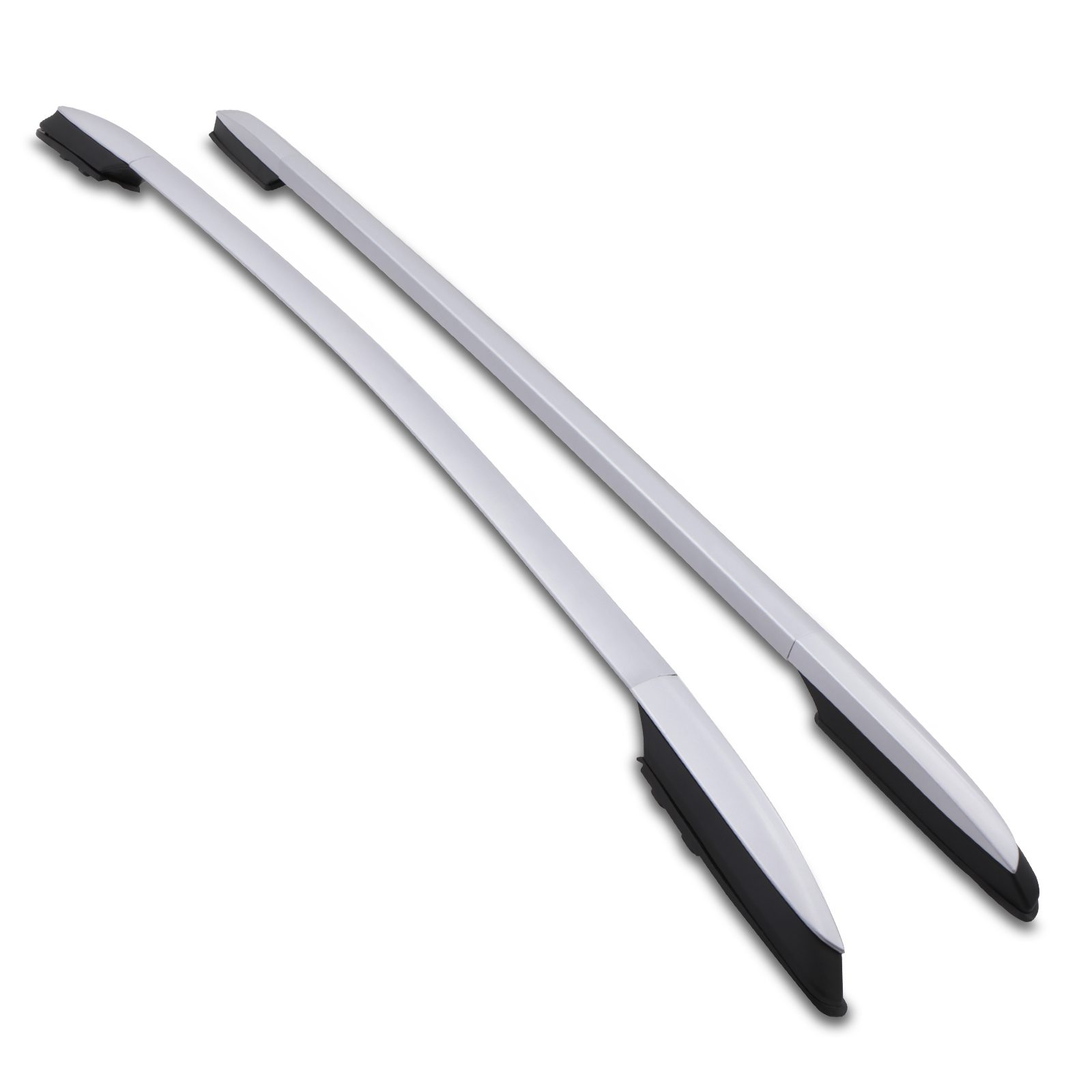 Toyota RAV4 MK4 XA40 13-15 Extended Silver Roof Rails