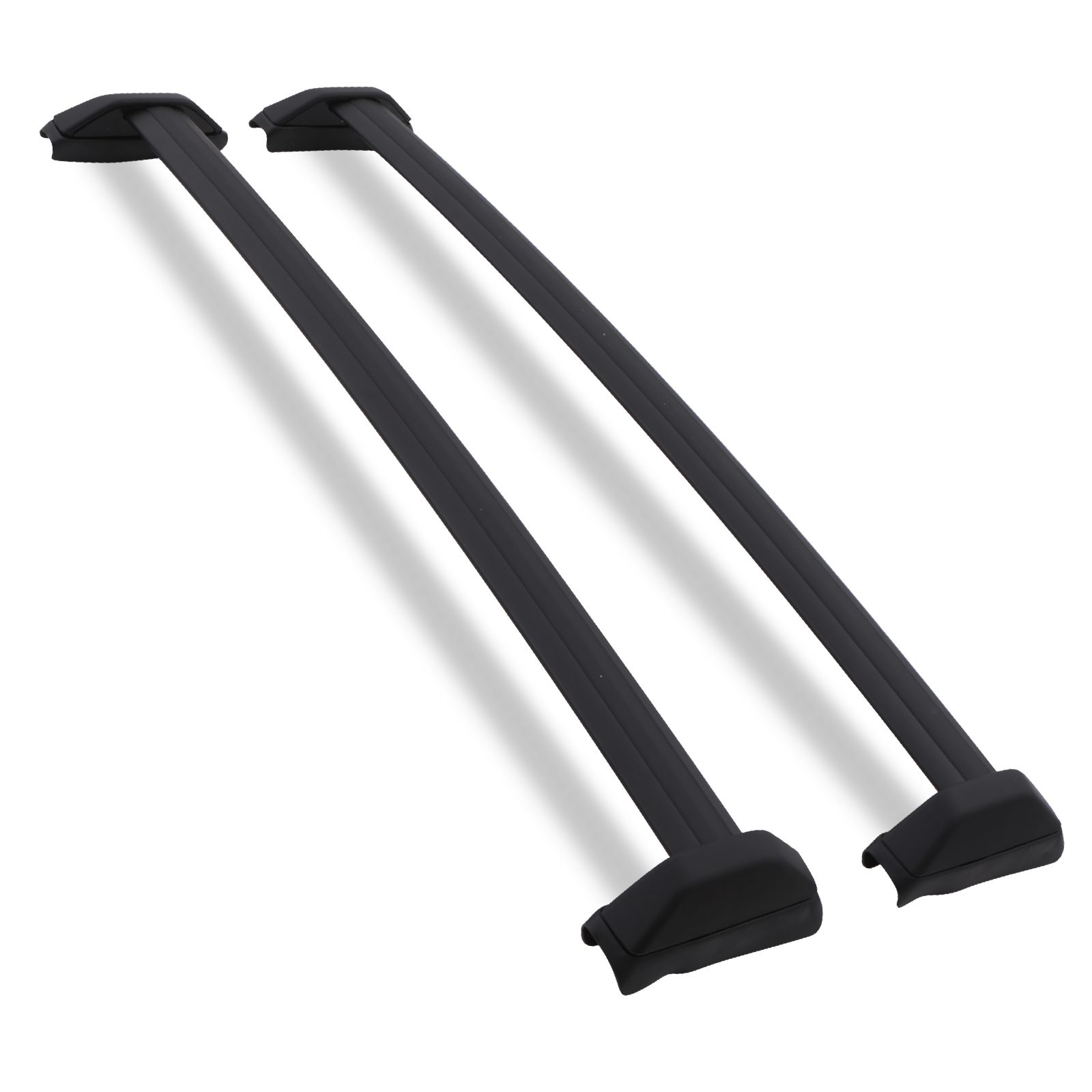Honda CRV 02-06 MK2 Full Length Black Roof Cross Bars