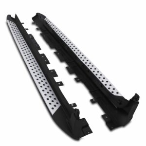 BMW X3 F25 10-17 Black & Silver Side Steps