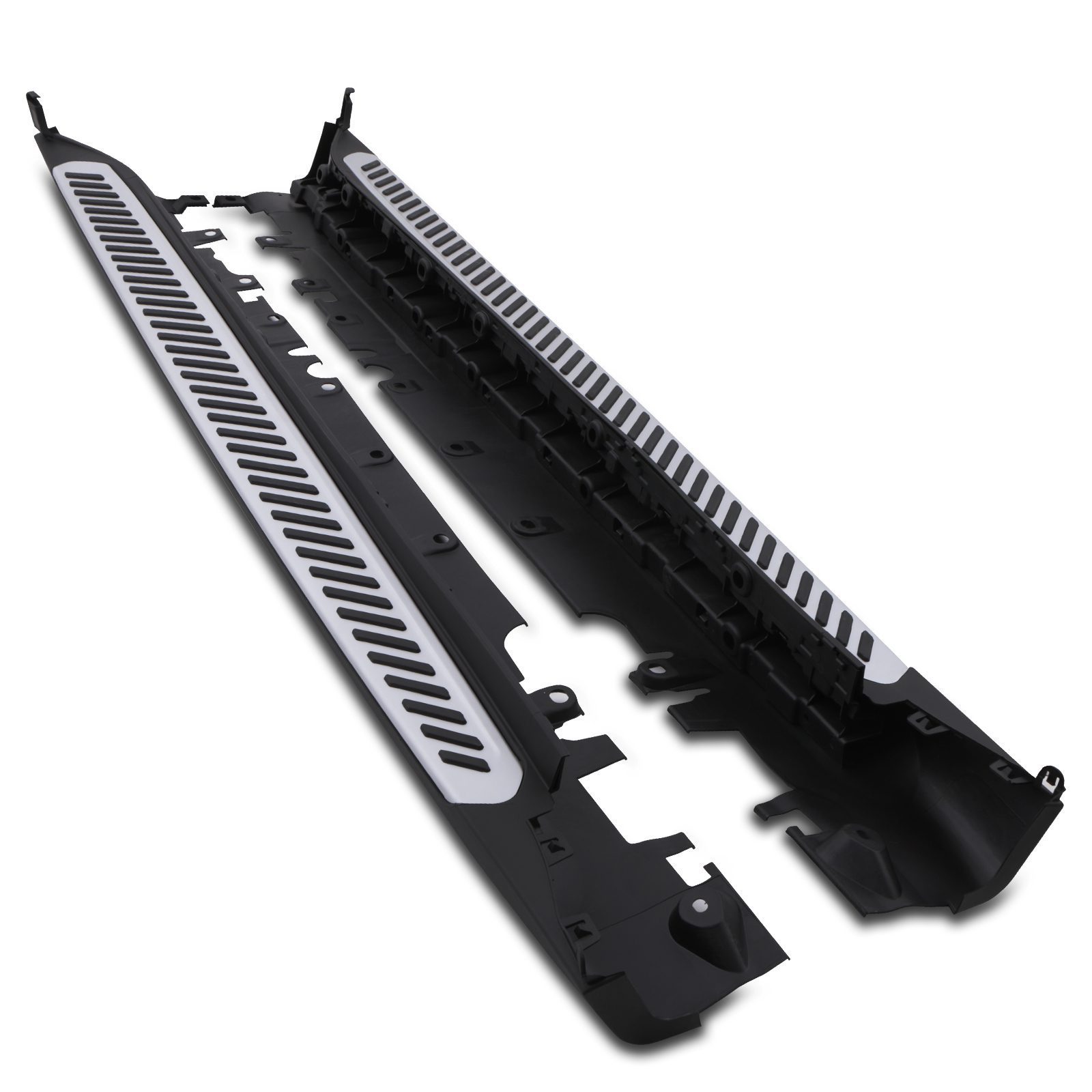 BMW X6 F16 15-19 Black & Silver Side Steps