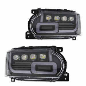 Front LED Headlights To Fit Range Rover Vogue L322 10-12