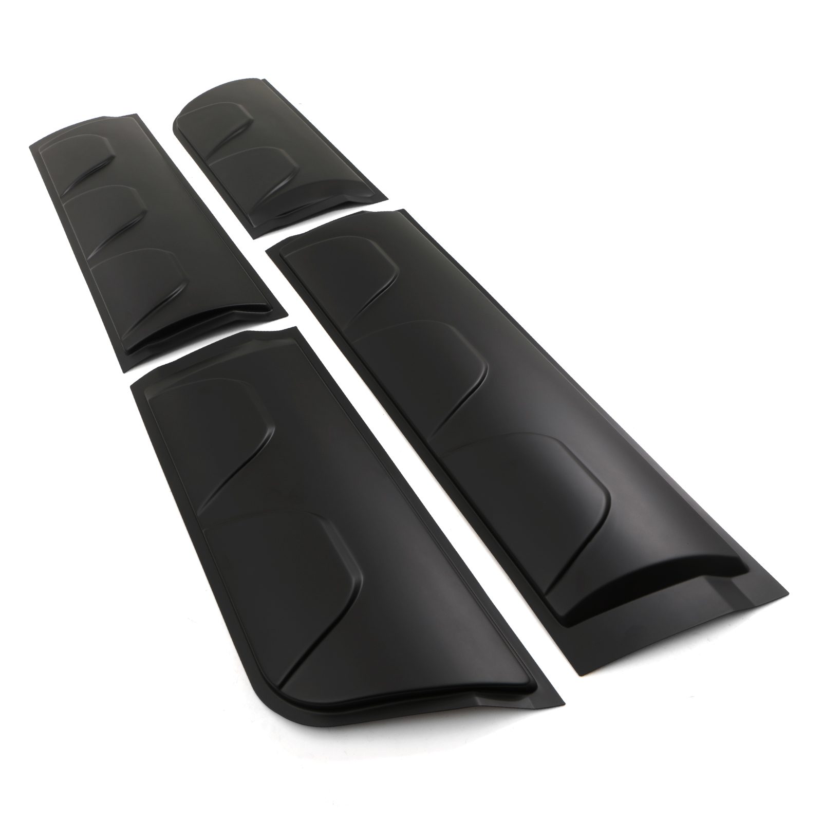 Volkswagen VW Amarok 10-20 4pc Matte Black Body Cladding Kit