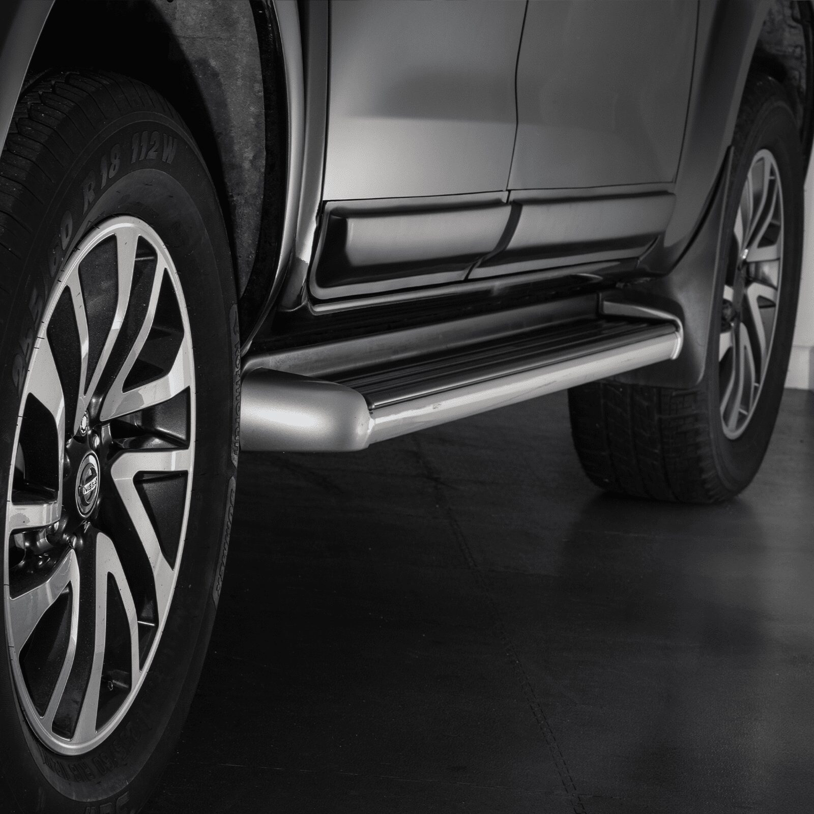 Nissan Navara D23 NP300 14-20 Matte Black Body Cladding Door Kit