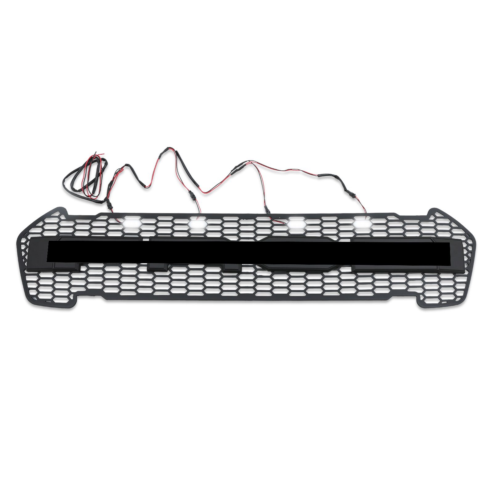 Ford Ranger T7 15-17 Raptor Look Matte Black LED Light Grille