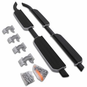 Predator 4x4 Silver & Black Side Steps To Fit Land Rover Defender 110 L663 2020+