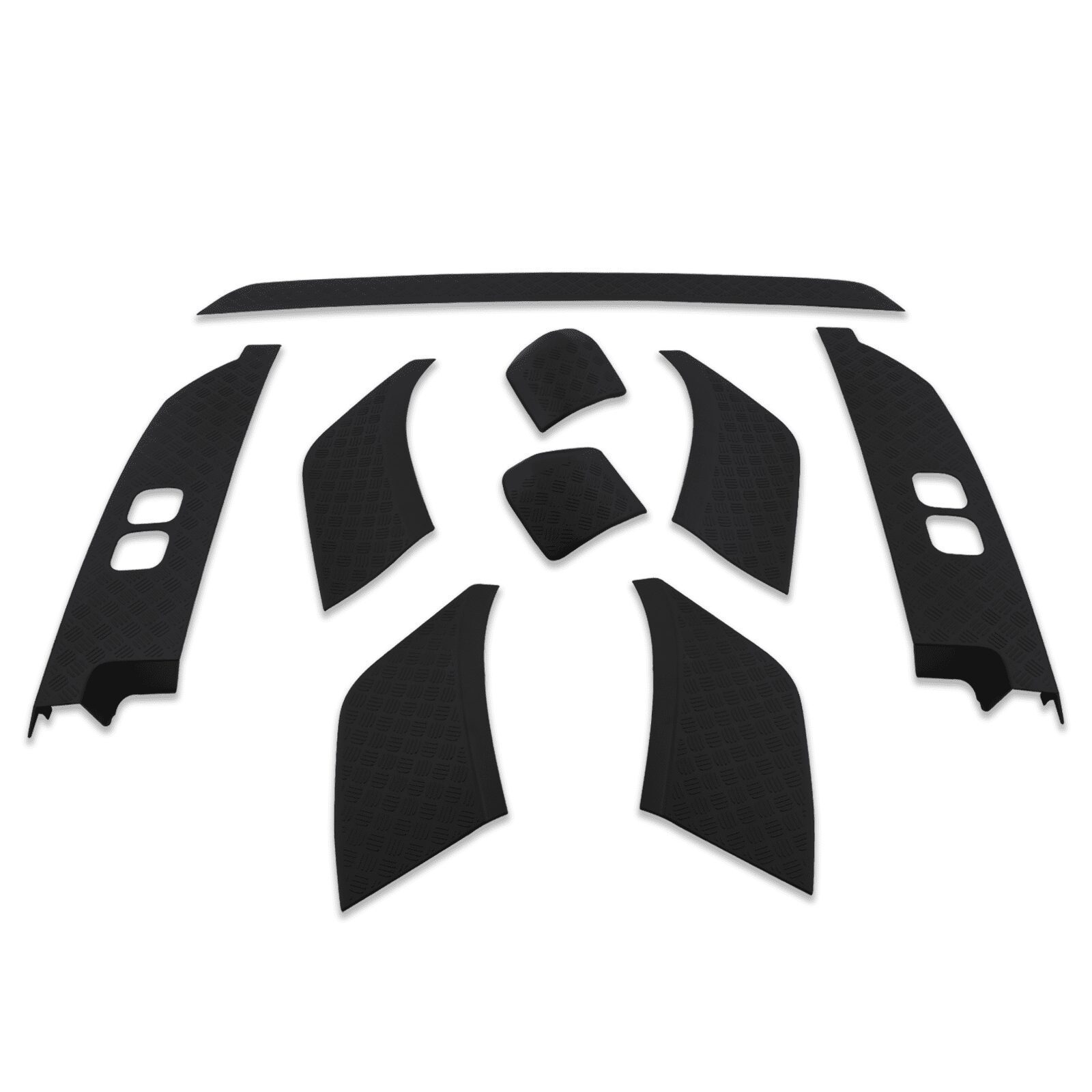 9 Piece Chequer Plate Body Panel Set To Fit Land Rover Defender 110 L663 2020+