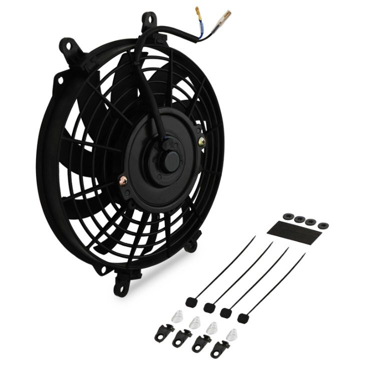 9" Universal Curved Blade Fan Kit